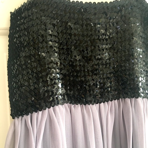 Grey Sequins Party Dress - Picture 3 of 3